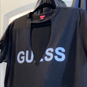 Guess keyhole shirt